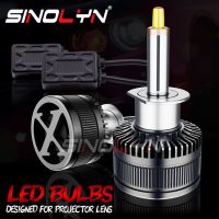 Sinolyn 360 Degree LED Bulb H7 H1 D2H D2S H11 9005 9006 Socket For Projector Lens Headlight Car Lamps 70W 8000LM Car Accessories Bulbs  LEDs  HIDs