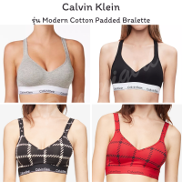 Calvin Klein Modern Cotton Padded Bralette, Graphic Bralette สปอร์ตบรา ของแท้ พร้อมส่ง ??