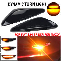 2pcs LED Car Dynamic Side Marker Blinker Light Signal Lamp Turn Signal Light For Fiat Mazda 6 Atenza GH 2008 2009 2010 2011 2012