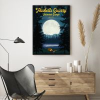 Hacketts Quarry Summer Camp Posters Decoration Vintage Room Decor Prints Pictures Video Game Art Home Wall Modern Mural Painting