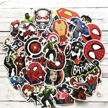 10/30/50/100pcs Disney Marvel The Avengers Superhero Stickers Decals Laptop  Motorcycle Phone Car Waterproof