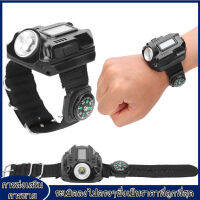 【สินค้าขายดี】Wrist Light ไฟฉายไฟLEDข้อมือพร้อมจอแสดงผลนาฬิกาอิเล็กทรอนิกส์นาฬิกาอเนกประสงค์