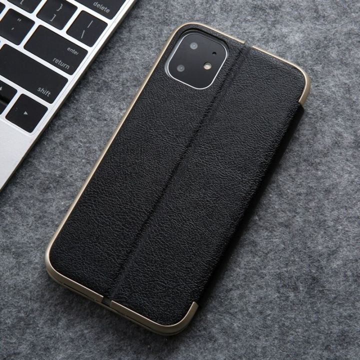 เคสแบบฝาพับหนัง-pu-สุดหรูสำหรับ-iphone-11-pro-max-ฝากระเป๋าสตางค์แบบปลอดภัยแม่เหล็กสำหรับ-iphone-6-6s-7-8-plus-x-xs-max-xr-se-2020