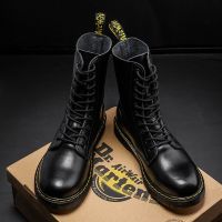 CODniuba270 READY STOCK! NEW Dr.Martens Original Martin Shoes Leather Tooling Shoes classic 10 holes Leather high-top boots （size 35-47）