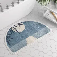 Morandi Shower Mat Microfiber Bath Mat Floor Semicircle Entrance Mats Toilet Doormat for Shower Room Bathroom Mat