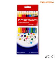 Pencom  WCI01 ดินสอสีไม้ด้ามยาว 12 สี