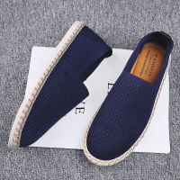 HOT11★PUPUDA Espadrilles ผู้ชาย Slip On Loafers ฤดูร้อนน้ำหนักเบารองเท้ารองเท้าลำลองผู้ชายผู้ชายแฟชั่นรองเท้าฤดูร้อน