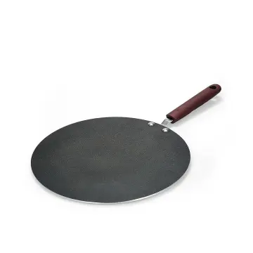 Pizza Pan, Nonstick Crepe Pan With Spreader, Granite Coating Flat