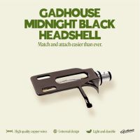 Gadhouse Midnight Black Headshell,เฮดเชลยึดหัวเข็ม