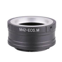 วงแหวนอะแดปเตอร์เลนส์ M42-EOSM สำหรับ Canon EOSM M2 M3 EF-M กล้องมิเรอร์เลส