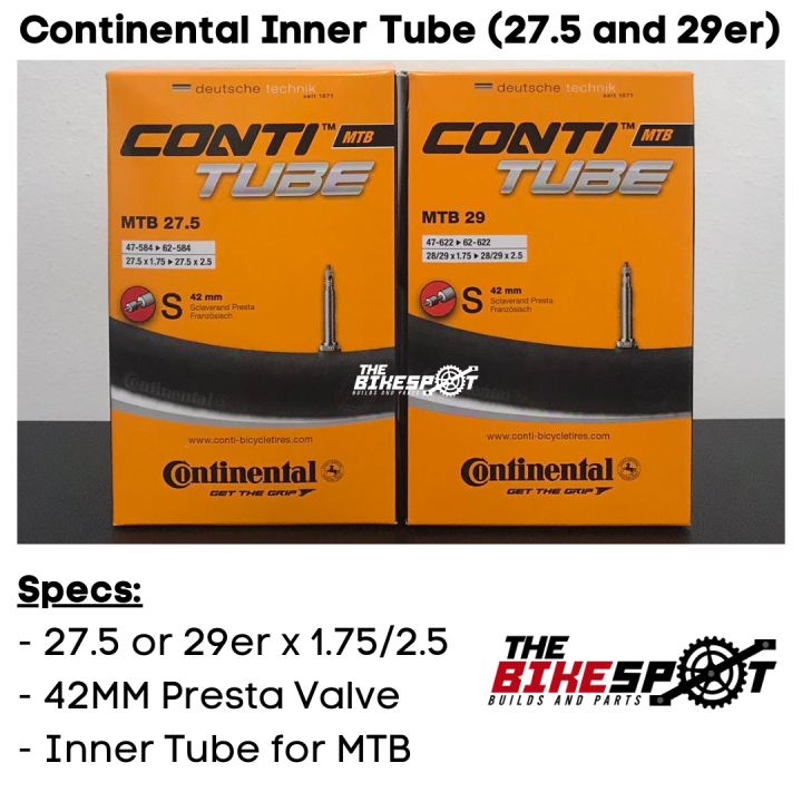 Continental Inner Tube (27.5 and 29er) Lazada PH