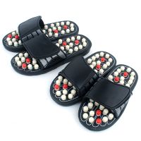 Acupoint Massage Slippers Sandal For Men Feet Chinese Acupressure Therapy Medical Rotating Foot Massager Shoes Unisex