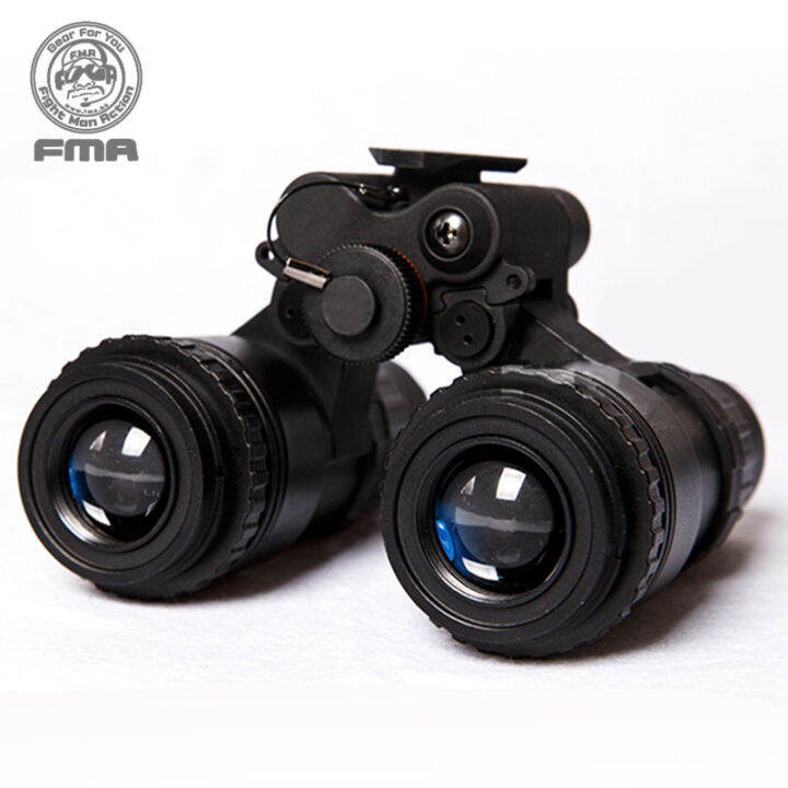 FMA Tactical Night Vision NVG PVS31 Dummy With Light Function | Black Binocular-Style Training Prop 9 thumbnail image