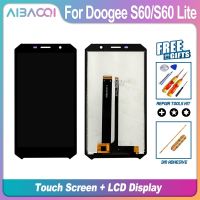 Aibaoqi หน้าจอ LCD ใหม่เอี่ยมหน้าจอสัมผัส + 1920X1080ขนาด5.2นิ้วแทนการประกอบสำหรับ S60 Doogee/S60 Lite 7.0โทรศัพท์