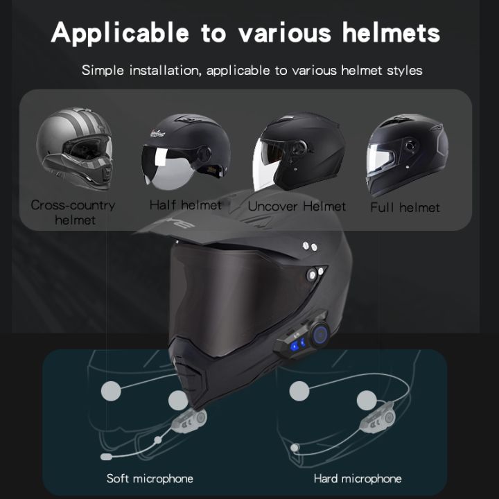 x-15-2-in-1-mic-bluetooth-motorcycle-helmet-headset-1200mah-battery-waterproof-earphone-changeable-color-speaker-headphones