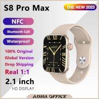 S8 Pro Max Smartwatch NFC Compass 2.1 Inch Bluetooth Fitness Tracker Answer Call High Refresh Rtae IWO Sports Smart Watches