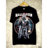 [New] Halloweenเสื้อยืดสีดำสกรีนลายPG69