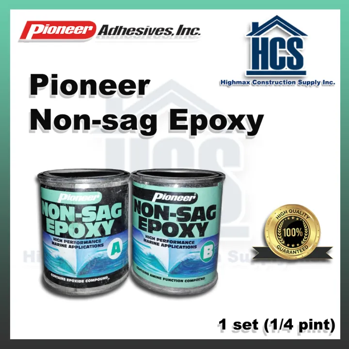 Pioneer Non-sag Epoxy Set (1/4 Pint) | Lazada PH