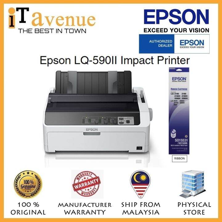 Epson LQ590II Impact Printer DOT MATRIX Lazada