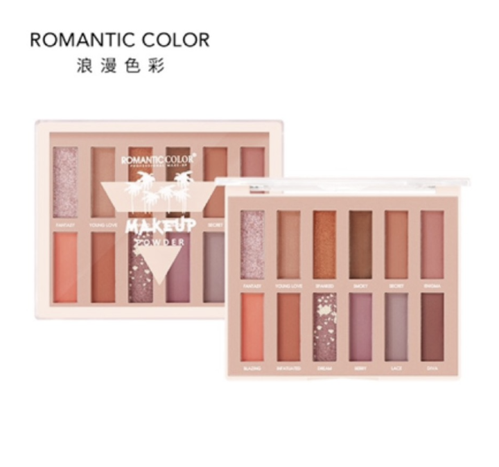 romantic-color-eyeshadow-palette-พาเลท-อายแชโดว์-12-สี-ของแท้-พร้อมส่ง