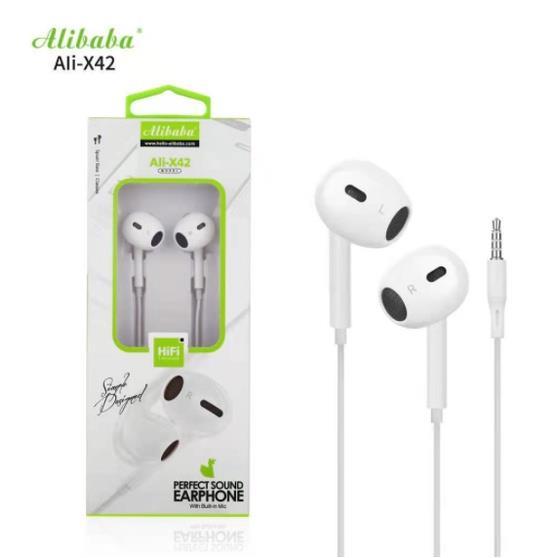 ORIGINAL Alibaba Ali-X42 Hifi Earphone Universal With Mic | Lazada PH