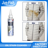 JUE-FISH 100Ml Great Natural Multi-Purpose Clothes Yellow Dirt Grease Cleaner For Clothes Stain Remover Clothes Stain Remover ใช้กันอย่างแพร่หลาย100Ml Great Clothes Yellow Dirt Removal Agent Natural Clothes Grease Cleaner มีประสิทธิภาพสำหรับบ้าน