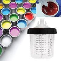 Automotive Spray Cup Paint System 600ml Paint Mixing Cup and Lids Kit for Spray PPS Type H O Quick Cup