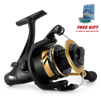 ZZOOI Saltwater-proof Double Brake Fishing Reel 8KG Max Drag 8BB 4000-5000H CNC Aluminum Left/Right Interchangeable Fishing Wheel