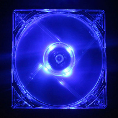 UNI Chero80มิลลิเมตร LED คอมพิวเตอร์พีซีพัดลม8025เงียบพัดลมระบายความร้อน12โวลต์ LED ส่องสว่างล่าคอมพิวเตอร์