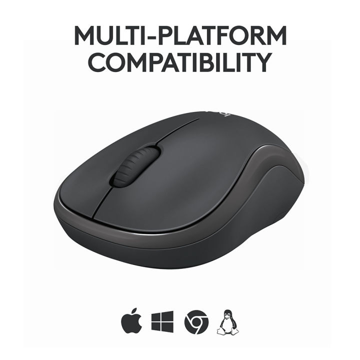 logitech-m240-silent-bluetooth-mouse-เม้าส์ไร้สายที่วางใจได้พร้อมรูปทรงจับสบายและการคลิกเงียบ-เชื่อมต่อผ่าน-bluetooth-ไม่มีแถม-usb-receiver