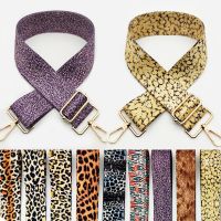 【CW】 Leopard Straps Handbag Handle Wide Shoulder Crossbody Adjustable Part Accessory