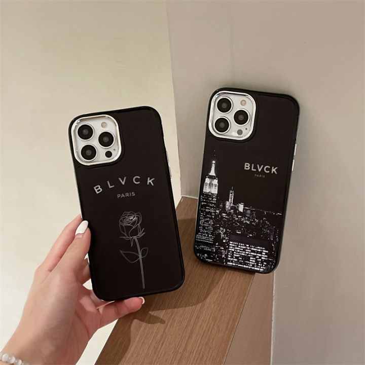 blvck-rose-paris-black-edge-iphone-hard-case-for-iphone-14-13-12-11-pro-max-ix-xs-max-xr-case-shockproof-bumper-fall-prevention-cover
