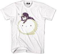 Burger zzZZZzZZZZ Anime Noragami Mens Short Sleeve Cotton T-Shirt White