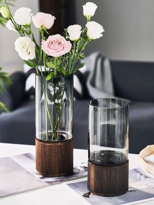 New ese-sle glass vase h fresh flowers dried flowers horses drunken flower arrangement decoratn livg room desktop model room decoratn --ZMBJ23811❒