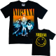 Fashion เสื้อวง Nirvana ผ้าฝ้ายฤดูร้อนสบาย ๆ เสื้อวงดนตรี เสื้อวงร็อค เสื้อนักร้อง （S-5XL）