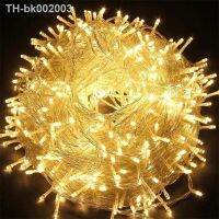 ☍♦ 100M 50M 30M 10M Holiday Led Christmas Lights Outdoor LED String Lights Garland Fairy Lighting Decoration for Party Wedding