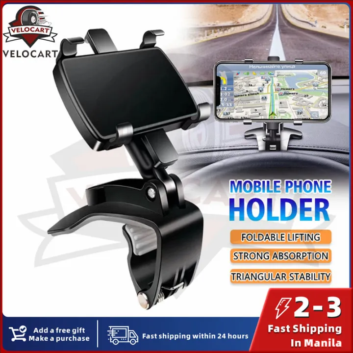 Car Phone Holder 360º Rotation Dashboard Cellphone Mount Holder Mobile ...