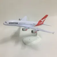 JASON TUTU 20เซนติเมตร Qantas แอร์บัส A380เครื่องบินรุ่นเครื่องบินรุ่นเครื่องบินรุ่น1:300 D Iecast โลหะเครื่องบินของเล่นของขวัญเก็บ