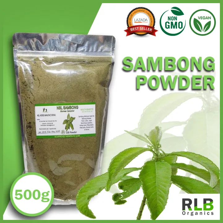 500 grams 100 Organic Pure Natural Sambong Powder Herbal Medicine