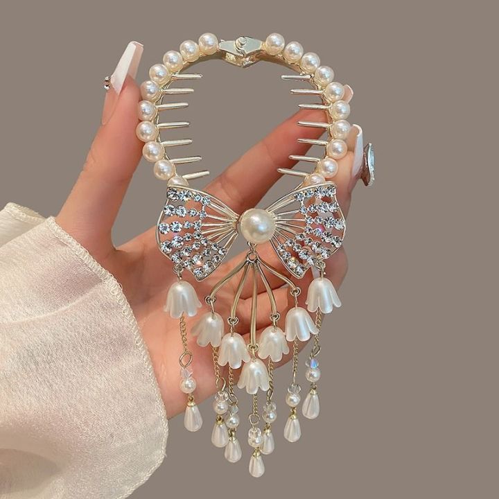 enchanting-rhinestone-hairpin-luxe-beaded-hair-chain-exquisite-pearl-hair-clip-glamorous-crystal-headband-ornate-gem-hairpin