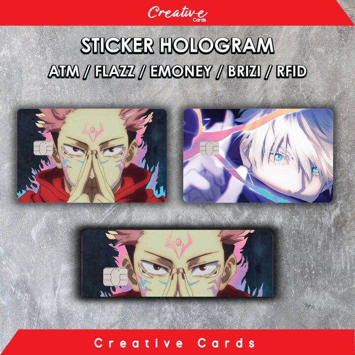 Stiker Sticker Kartu Atm Skin Card Anime - Jujutsu Kaisen SPESIAL ...