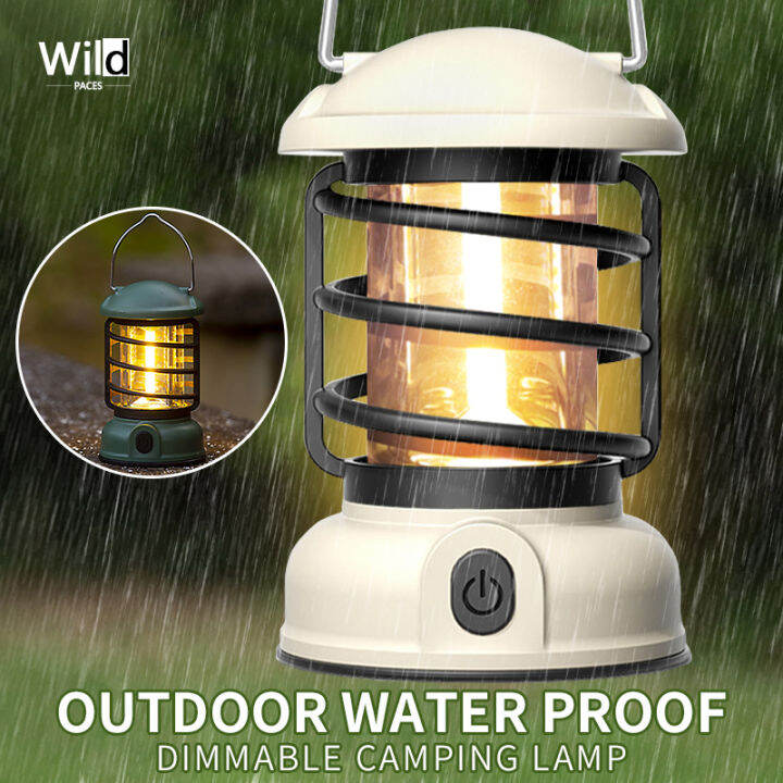 Outdoor camping light USB rechargeable emergency light portable