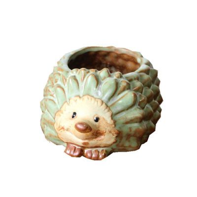 【CC】 Hedgehog Pots Indoor Outdoor Garden Tools Vases amp; Vessels Planters Room Ornament Gifts Flowerpot
