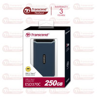 External SSD 250GB : ESD370C (R Max 1,050 MB/s / W Max 950 MB/s)-Transcend - รับประกัน 3 ปี - มีใบกำกับภาษี