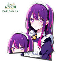 EARLFAMILY 13Cm Oshi No Ko Peeker สติ๊กเกอร์ไวนิลติดรถยนต์ Occlusion Scratch Decal แล็ปท็อปกราฟิกกันชน JDM