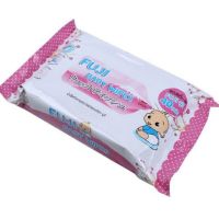 WRE ทิชชู่เปียก ️E2U0903️ FUJI BABY WIPES 12ห่อ ผ้าเปียก  กระดาษเปียก