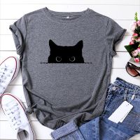 Yazlık T-shirt Kadın % 100% Pamuk Kısa Kollu Siyah Kedi Men 2021 High Quality Brand t Shirt Casual Short Sleeve O-neck Fashion Printed 100% Cotton Summer New Tops Round Neck Cheap Wholesale Funny t Shirt Branded t Shirt Men Unisex Pop Style Xs-3xl