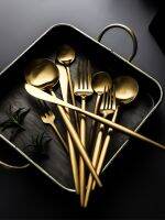 【CW】 Forks Set Gold Color