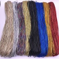 【hot】 5 Yards 1.5mm Colourful Round Elastic Rubber Band String Label Garment Trousers Sewing Accessories