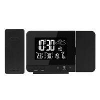 FanJu Weather Station Alarm Digital Thermometer 8 Color display Indoor Outdoor Wireless Projection Clocks Night light Tools